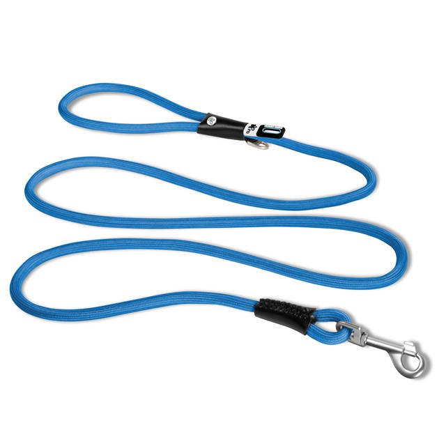 Curli Stretch Comfort Line Elastisk Hundekobbel - Blå
