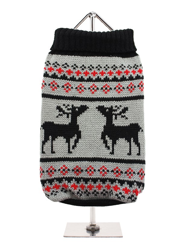 Nordic Reindeer - Strikket Hundegenser