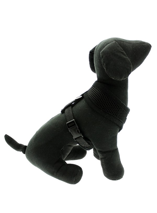 Jet Black Soft Mesh Hundesele