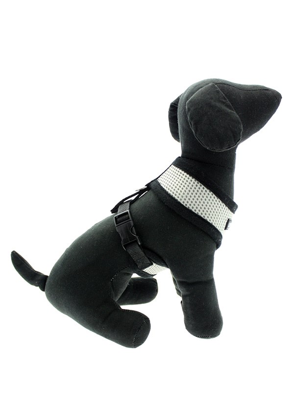 Steel Grey Soft Mesh Hundesele