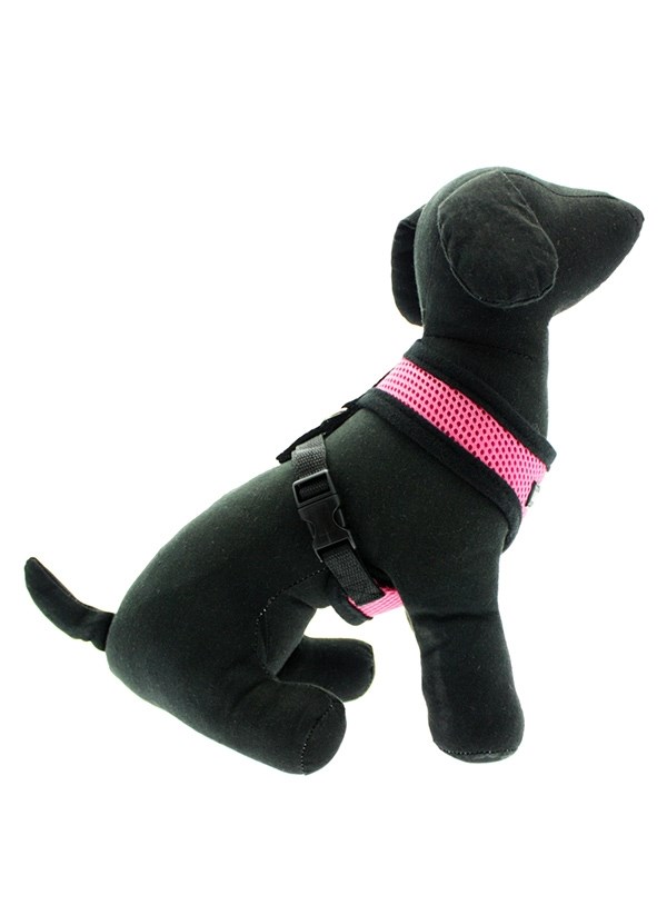 Pink Soft Mesh Hundesele