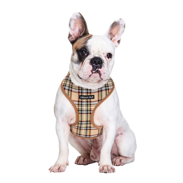 Brown Tartan Hundesele