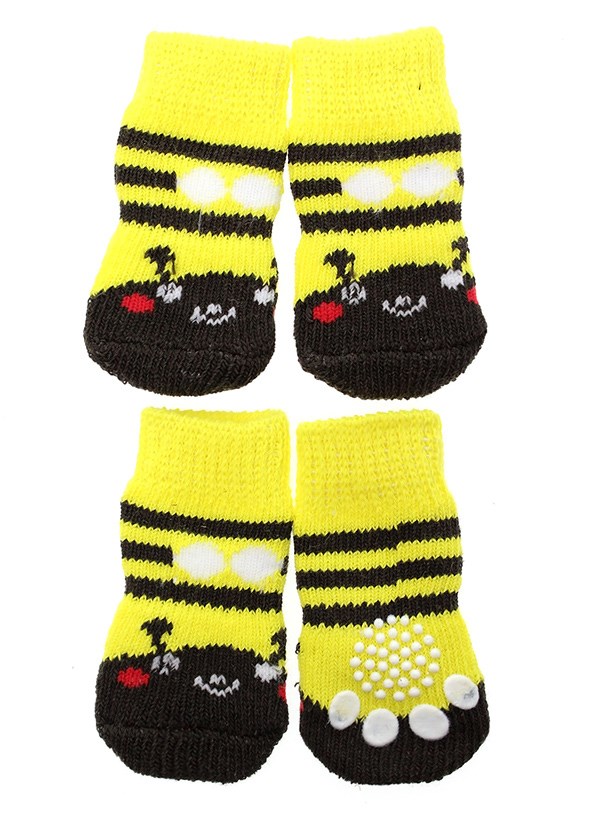 Bumblebee Pet Socks Gul/Svart