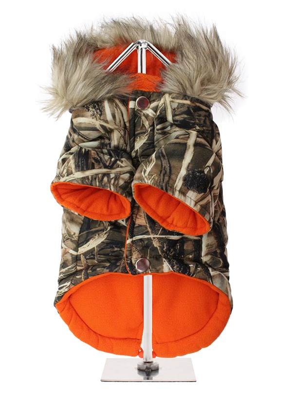 Wetlands Camouflage Fish Tail Parka - Hundejakke