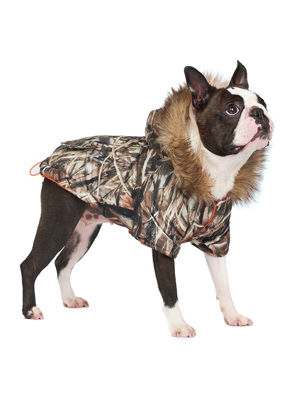 Wetlands Camouflage Fish Tail Parka - Hundejakke
