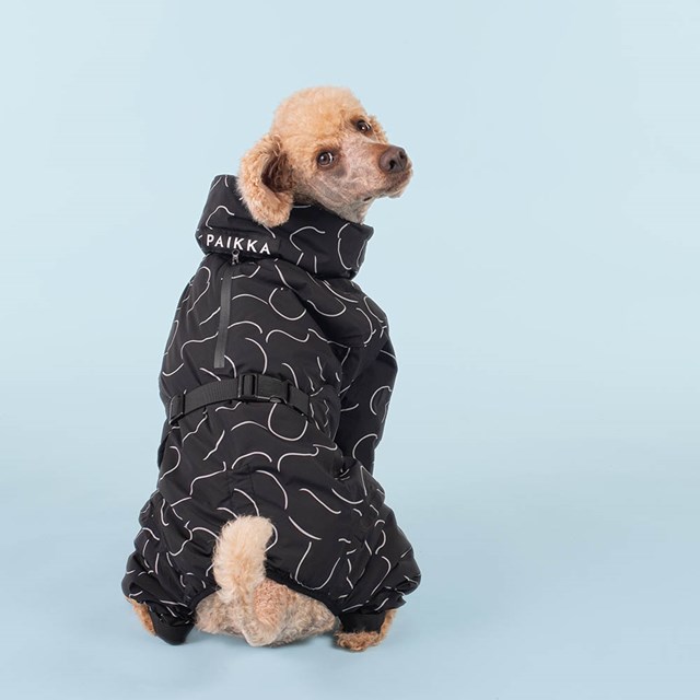 Paikka Winter Suit for Dogs - BLACK