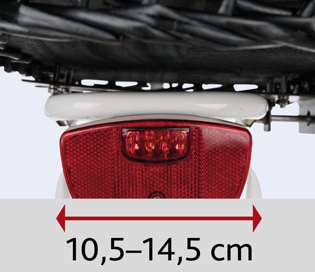 Sykkelkurv opp til 8 kg Svart - For bagasjebrett