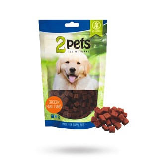 2pets Dogsnack Chicken Cubes 100 G
