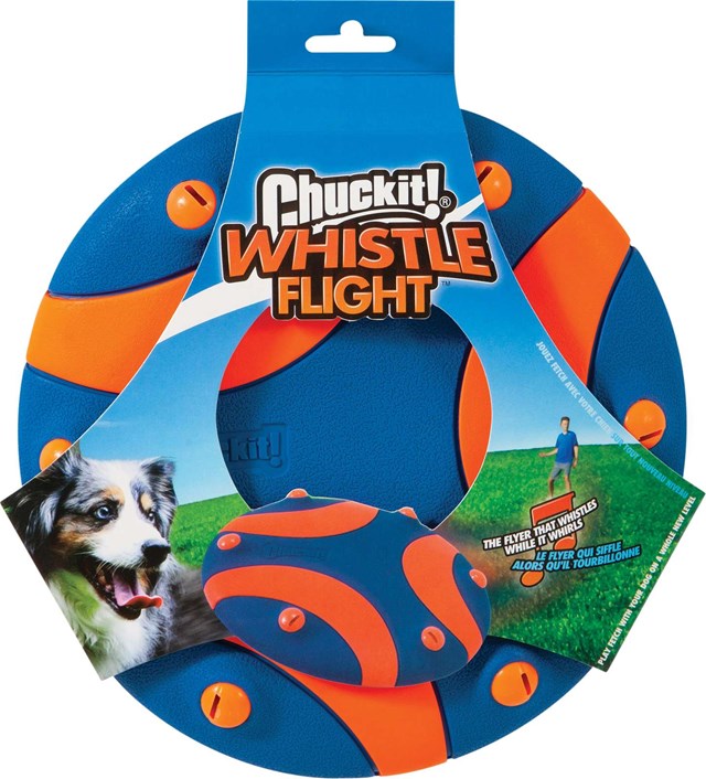 Whistle Flight Visslande Frisbee Oransje/Blå