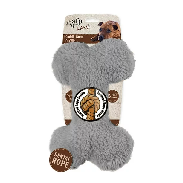 Cuddle Bone - Dog toy with squeaker