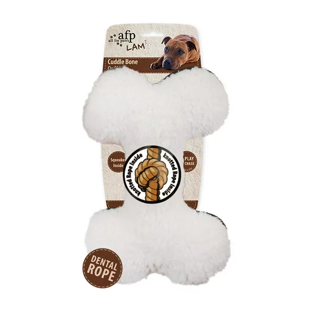 Cuddle Bone - Dog toy with squeaker