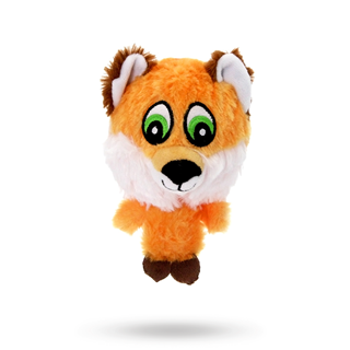 The Quick Red Fox Plush & Squeaky Dog Toy