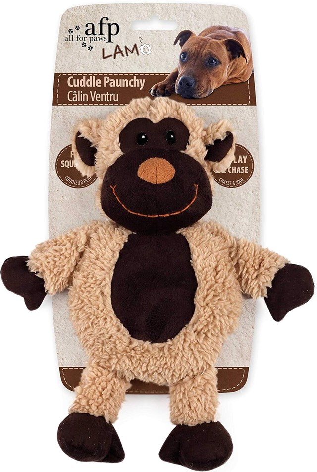 Cuddle Paunchy - Soft dog toy with squeaker