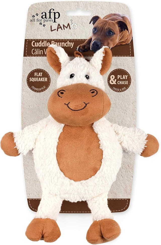 Cuddle Paunchy - Soft dog toy with squeaker