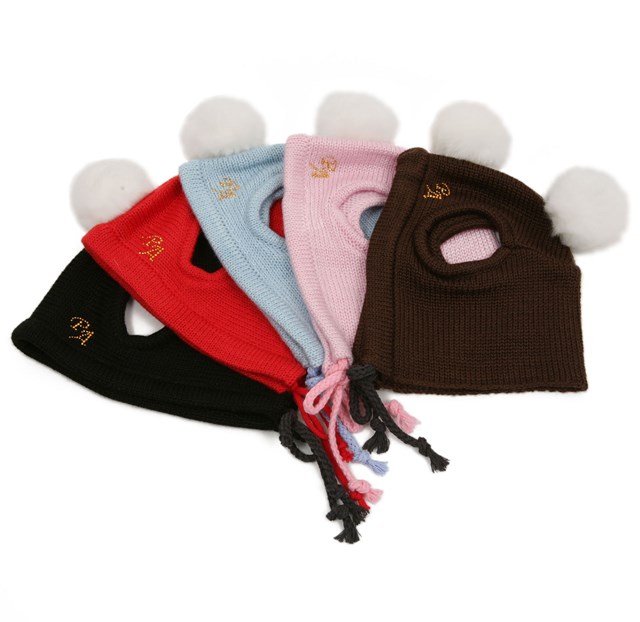 Pom Pom Beanie Red