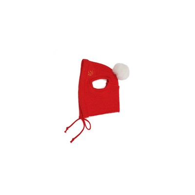 Pom Pom Beanie Red