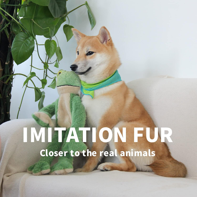 Grodan Flora - Myk hundeleke med pip