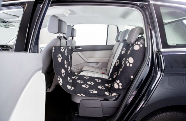 Bilbeskyttelse Sete halv Svart/Beige