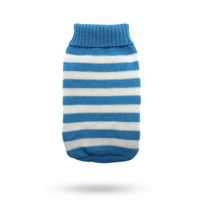 Blue & White Candy Stripe Sweater