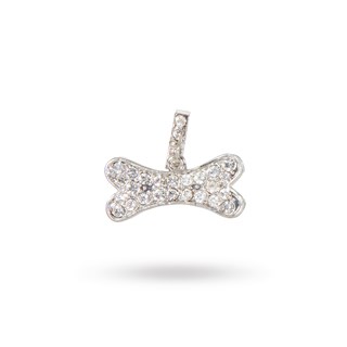 Bone Clear Dangling Charm