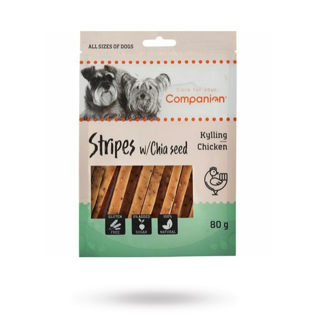 Companion Chicken Stripes - Chia seeds