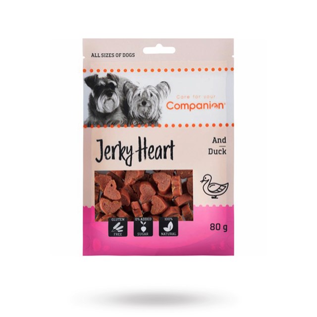 Companion Duck Jerky Heart 80g
