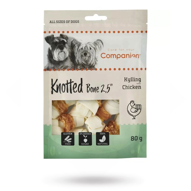 Companion Knotted Chicken Chewing Bone 6 cm 80g