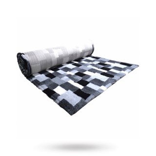 Companion Profleece Hundeteppe - Svart/grå/hvit 100x75 Cm