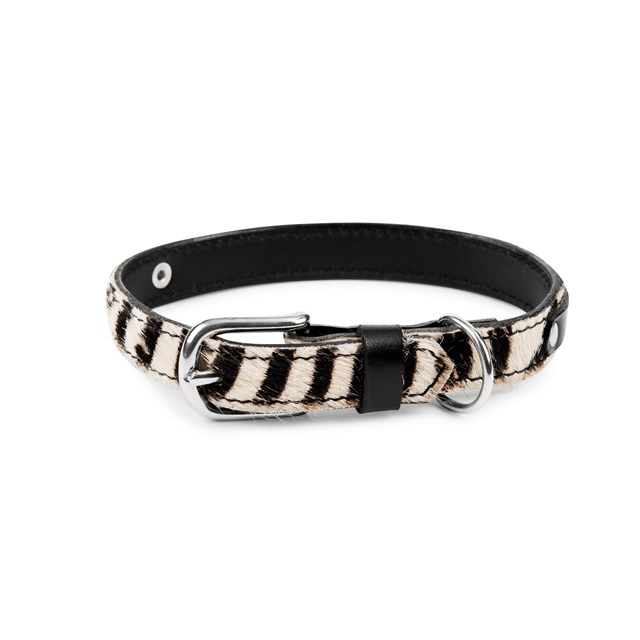 LUCKY ZEBRA - Lærhalsbånd