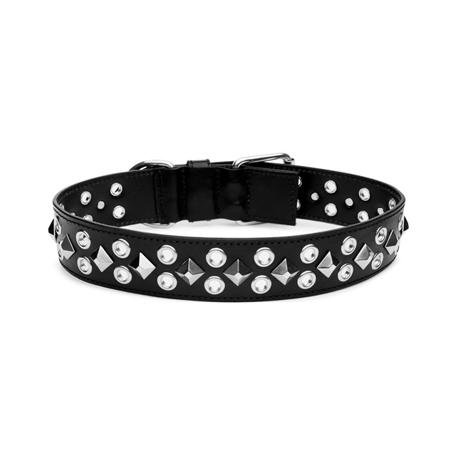 MAGIC Black - Lærhalsbånd