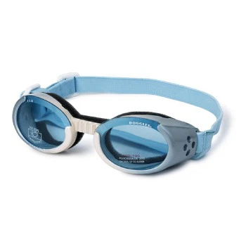 Hundebriller ILS - Ice Frame / Blue Lens XS