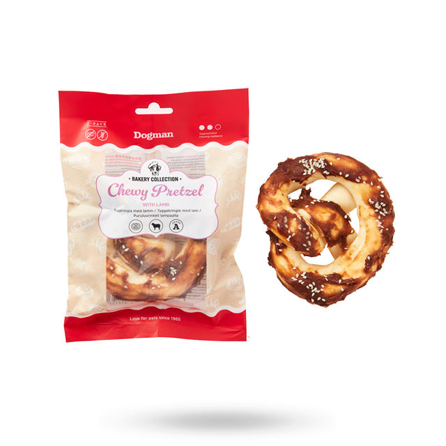 Dogman Bakery Collection Tyggebein Kringel med lam 12,5 cm