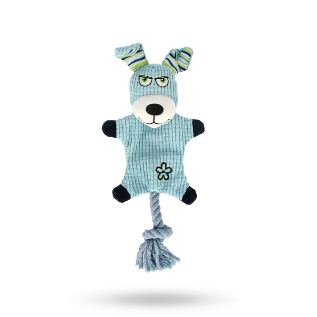 Dogman Dogge Prassel Blå - Hundeleke med pip