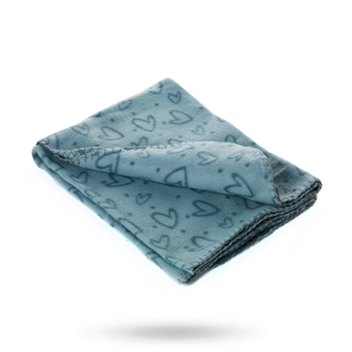 Dogman Filt Hjerte Tyrkis