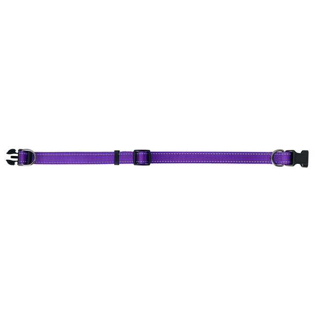 Dogman Nylonhalsband Iris ställbart - Lilla