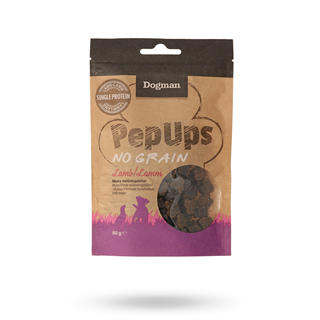 Dogman Pep Ups No Grain Lam 90g
