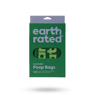 Earth Rated Easy-tie Handle Poop Bags 120pc - Lavender