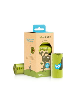 Earth Rated Miljøvennlige Hundeposer Refills 8-pack