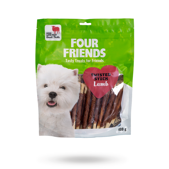 FourFriends Twisted Stick Lamb 12,5 cm 40-pack
