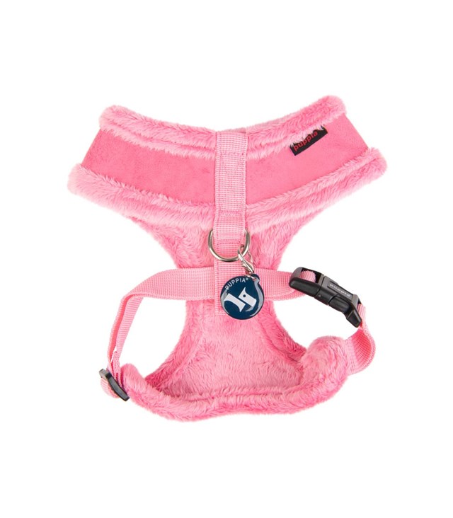 TERRY pink - padded dog harness