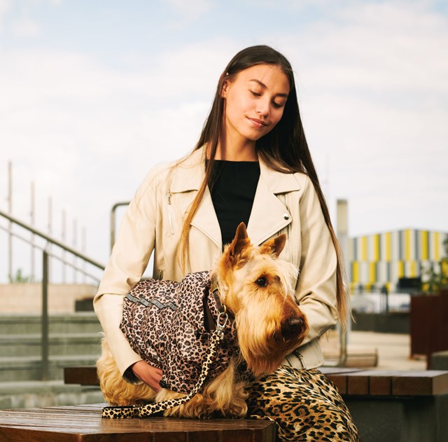 Leopard Print Rainstorm Regndekken