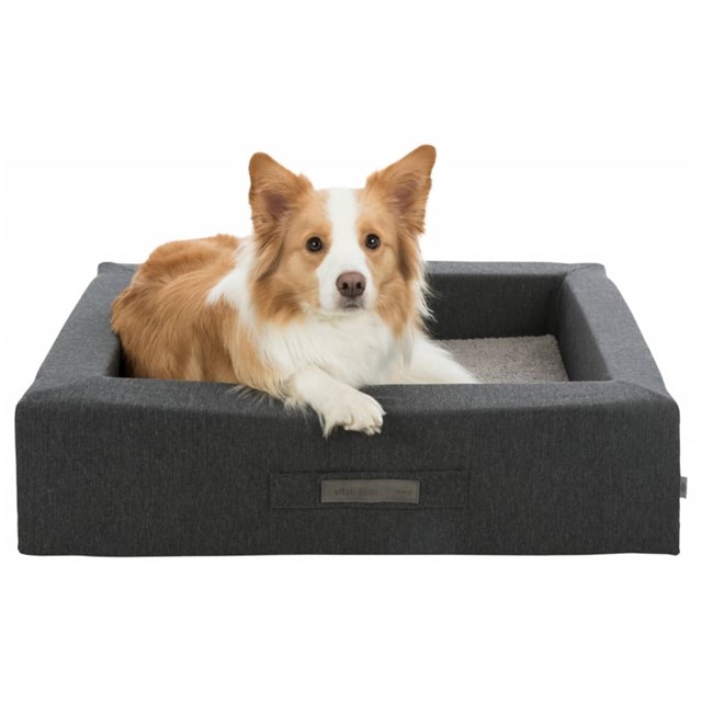 Bendson vital dog bed 100×80 - dark grey /light grey