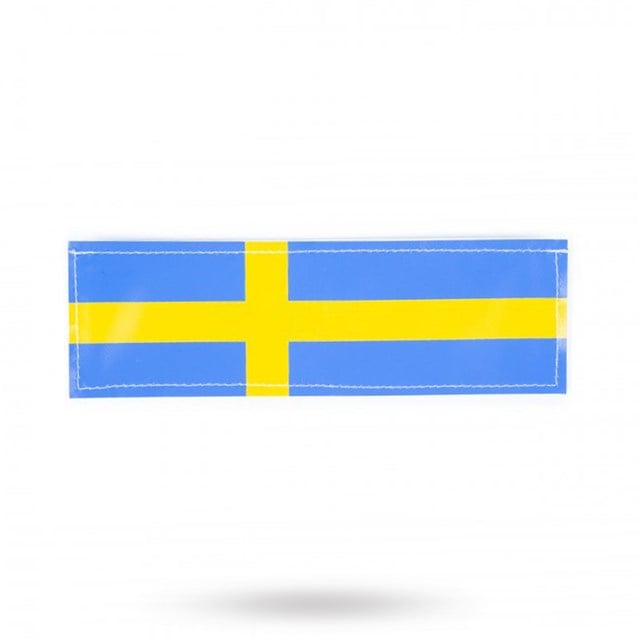 K9 Borrelåsmerke Svensk Flagg 2-pack