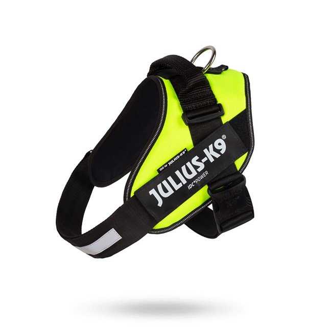 K9 IDC Hundesele UV Neongrønn