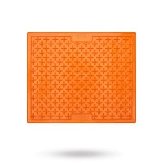 Lickimat Buddy Hundeskål/slikkematte Oransje 30,5x25,5 Cm