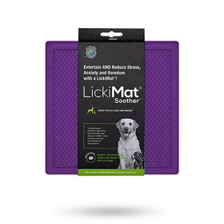 Lickimat Soother Food Bowl / Lick Mat Purple