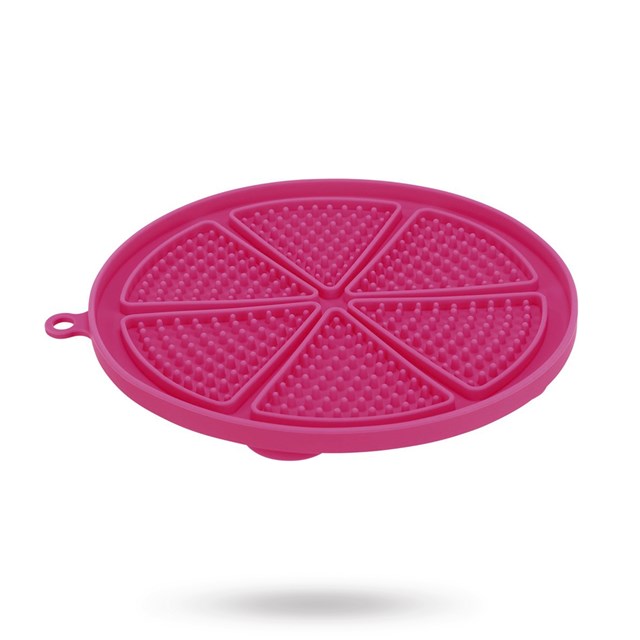 Lick'n'Snack Lick mat with suction cup - pink