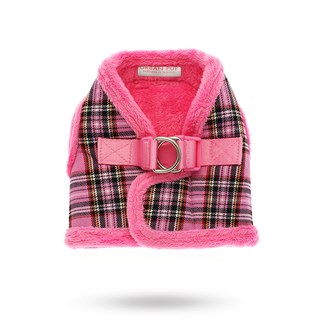 Luxury Fur Lined Pink Tartan - Harness