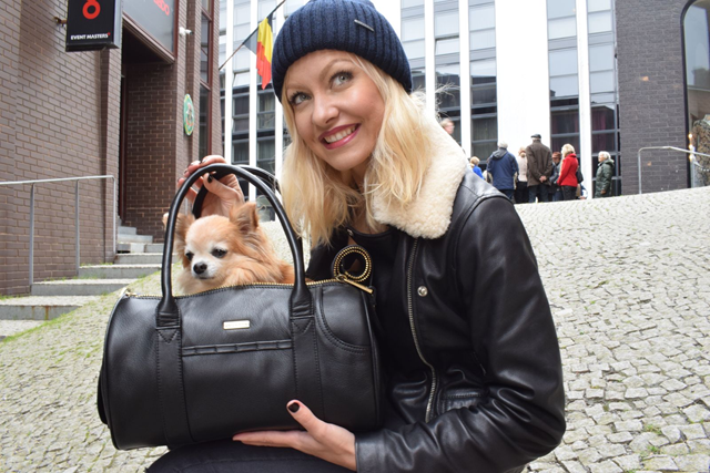 MERÏKH Hundeveske Lær – Svart