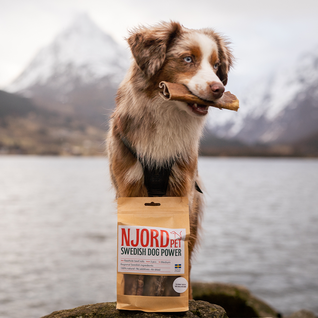 Njord Pet Beef Roll Medium 3-pack